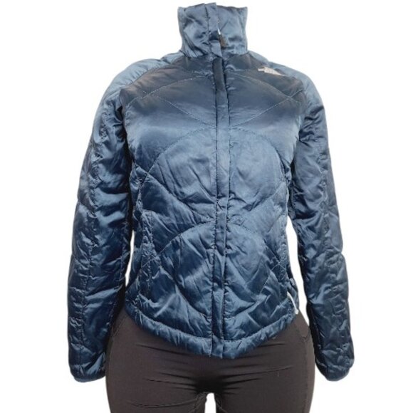 The North Face Women's Blue 550 Down Padded Outdoor Thermal Puffer Jacket Sz XS - Picture 1 of 10